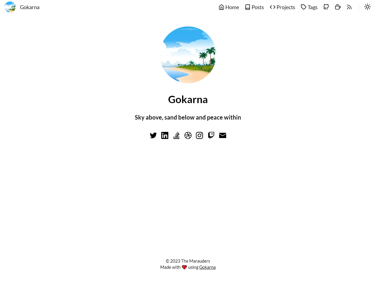 Gokarna hugo screenshot