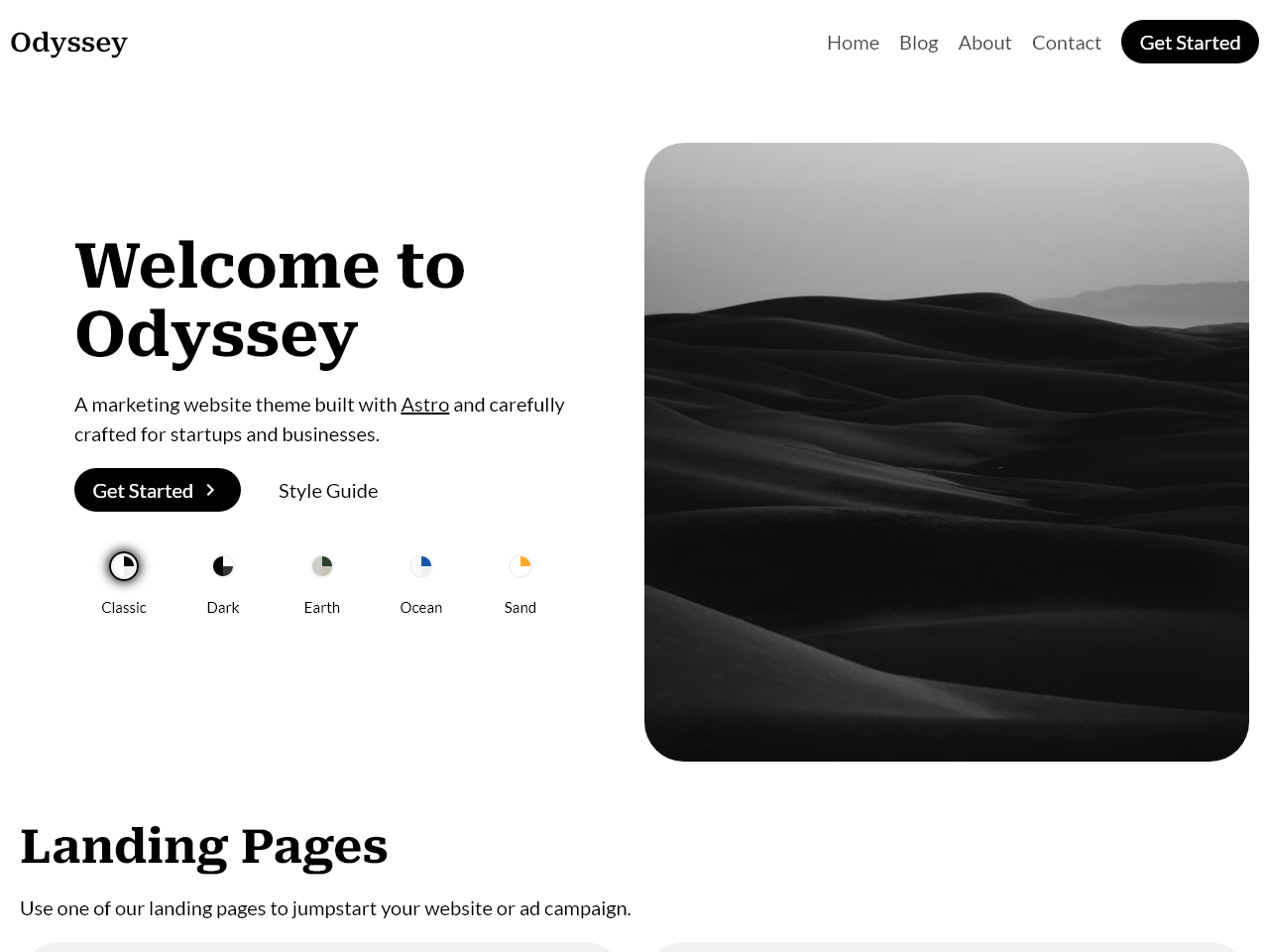 odyssey astro screenshot